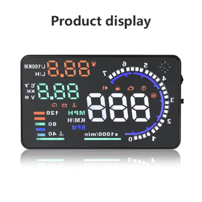 

For BMW 3 5 7 Series 2015 2016 Auto Accessories Car HUD Head Up Display Windshield Projector Alarm System OBD/OBD2/OBDII