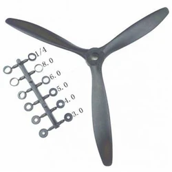 QTmodle 1170 11x7 inch Efficient 3 Leaf Blade Propeller for Petro Electric RC Airplane Models Propeller Aircraft Parts