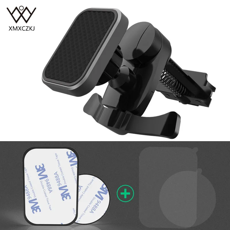 Newest Magnetic Car Phone Holder Air Vent Mount Magnet Holder for iPhone Mobile Phone GPS 360 Degree Universal Car Holders Stand