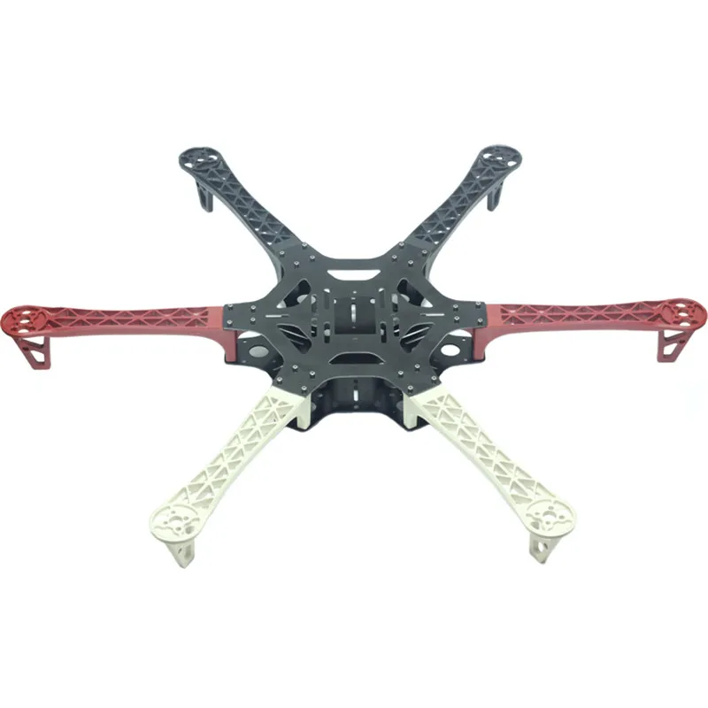 High quality F550 550mm Quadcopter TOP & BOTTOM Plate Central Frame Landing Arm Wheel Boards w/ Screw parts accessories