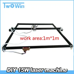 DIY 15w Big Power Laser Engraver 1*1m Work Size Cutting Engraving Machine for CNC Router Marking