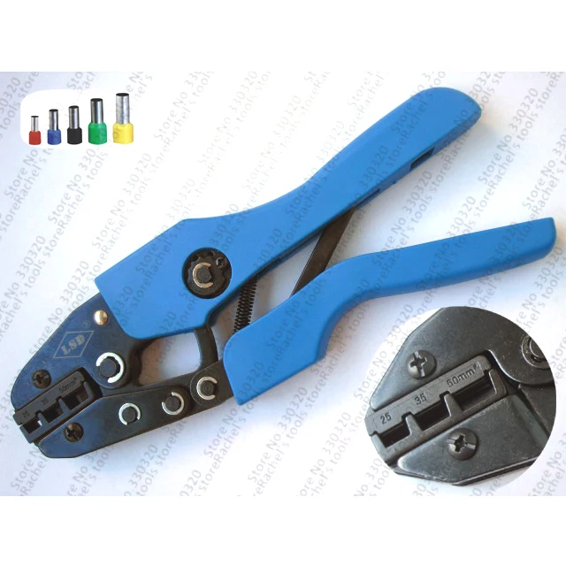 ratchet type hand crimping plier AN-2550GF 25-50mm2 wire-end sleeves crimping tool