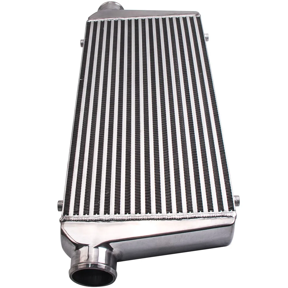 Intercooler Plate Full Aluminum Bar Front Mount 600x300x76MM 3.0 Outlet Inlet