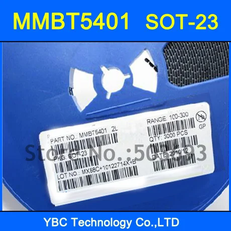 Free Shipping 200pcs/lot SMD MMBT5401 2L Triode Transistor  SOT-23