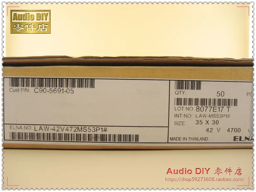 Imagem -03 - Venda Quente 10 Peças 30 Peças Elna para Áudio Lei 4700uf 42v 105 c Capacitor Eletrolítico para Uso de Áudio na Tailândia 2023