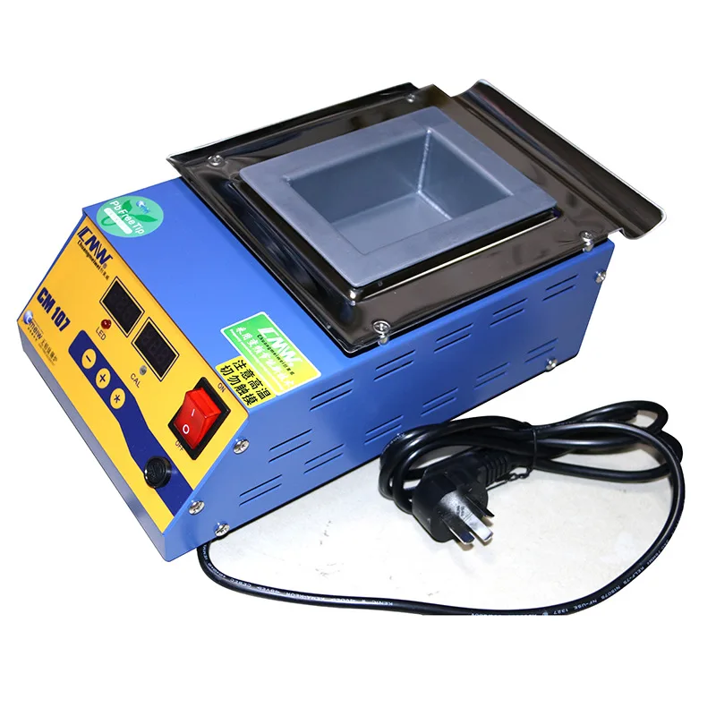 High Temperature 0-600℃ Lead Free Soldering Pot CM-108 Titanium Solder Furnace 500W Tin Melting Pot Tin Soldering Tool 220V 110V