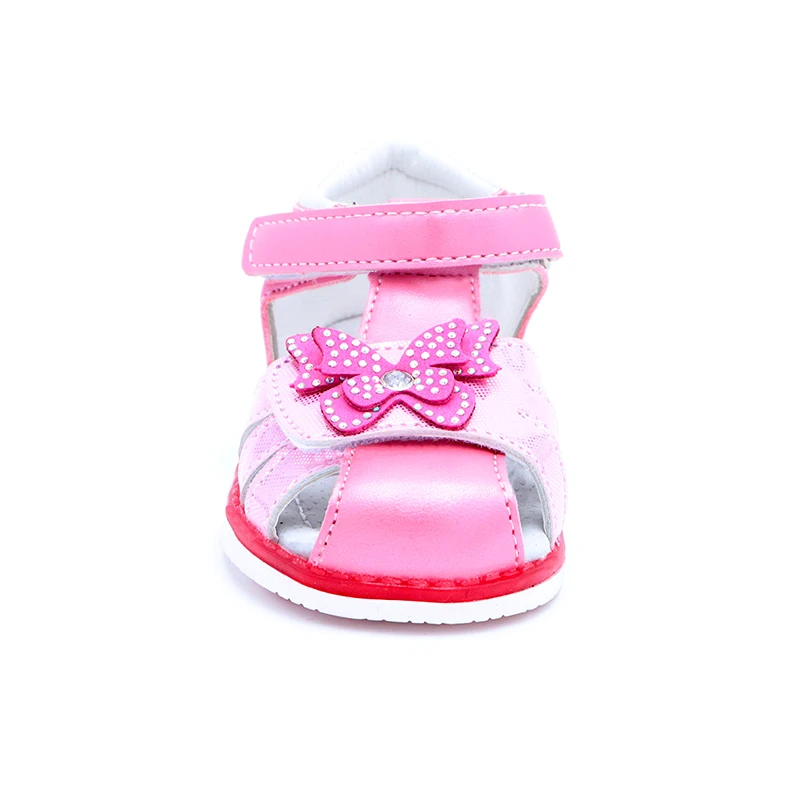 Cute Eagle Summer Girls Orthopedic Sandals Pu Leather Toddler Kids Shoes for Girls Closed Toe Baby Flat Shoes Size 21-26 Newest