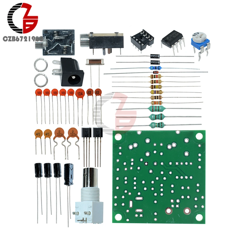 DIY Kits 12V S-PIXIE CW QRP Shortwave Radio Transceiver 7.023Mhz DC 9-13.8V