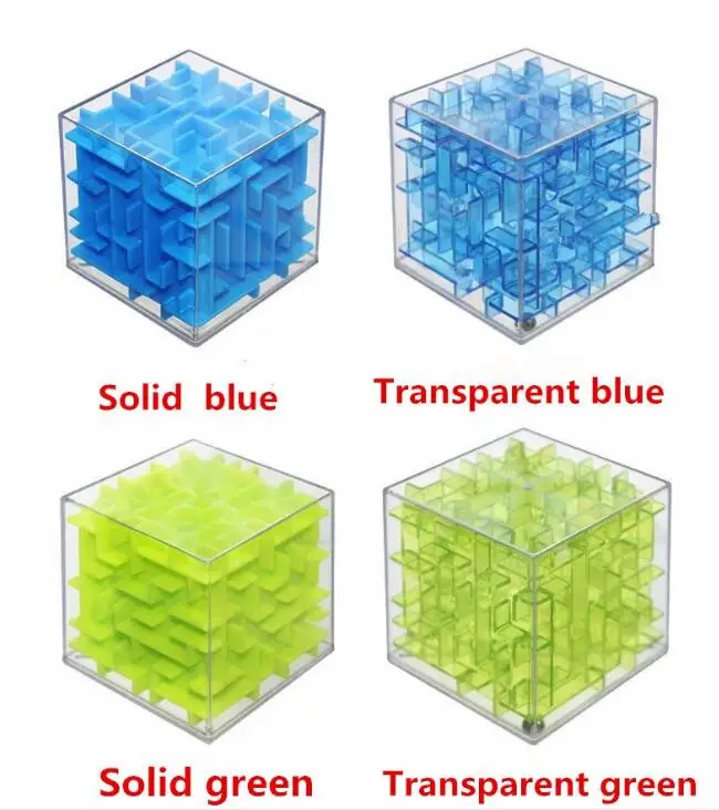 Hotsale Mini 3D Maze Magic Cube Puzzle Speed Cube Puzzle Game Labyrinth Rolling Ball Toys Cubos Magicos Learning Educational Toy