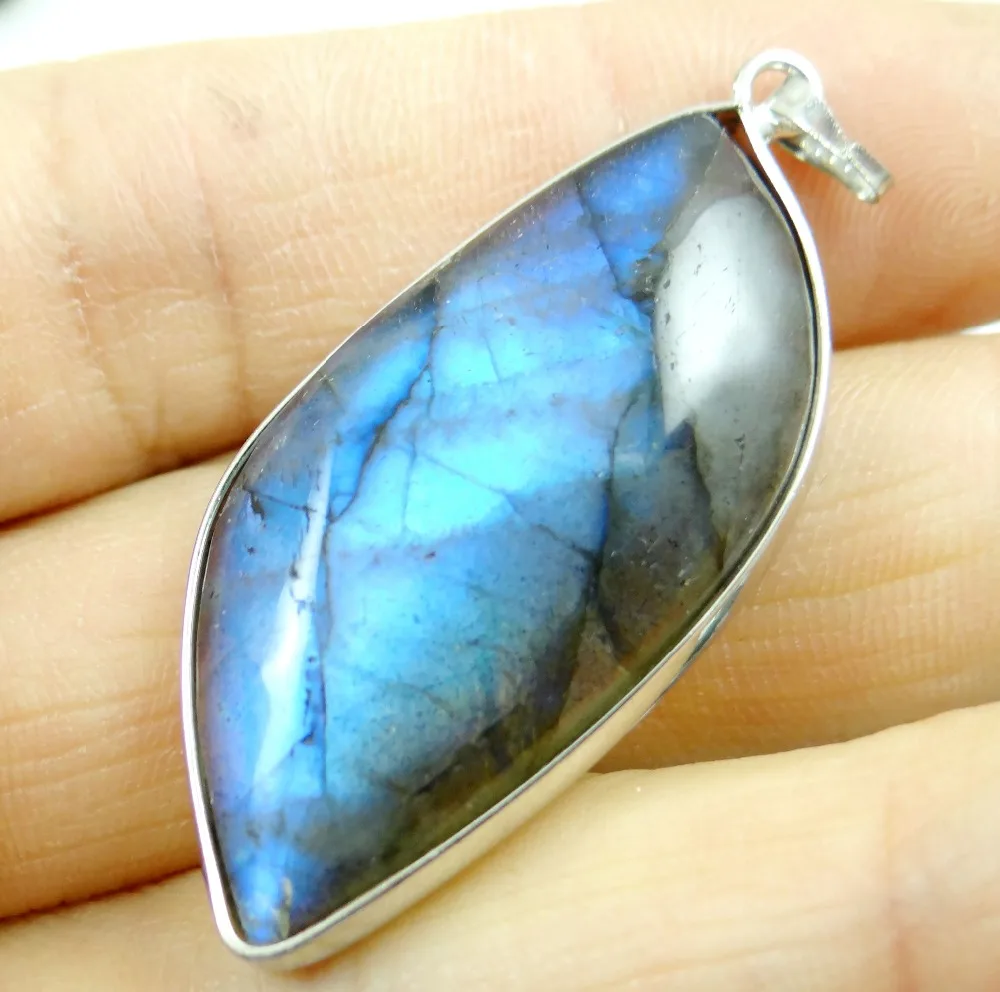 Natural stone Titanium Quartz crystal Turquoises tiger eye Labradorite pendant for diy Jewelry making necklace Accessories 6PCS