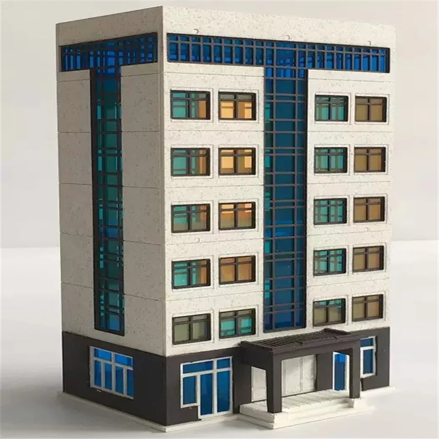 N 1/150 scala città edificio modello scena moderna assemblaggio in plastica per Diorama