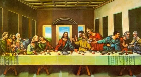 

Needlework,Cross stitch,14CT Unprinted The last supper of Christianity Embroidery kits Cross-Stitching, DIY Handmade decor