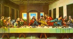 Needlework,Cross stitch,14CT Unprinted The last supper of Christianity Embroidery kits Cross-Stitching, DIY Handmade decor