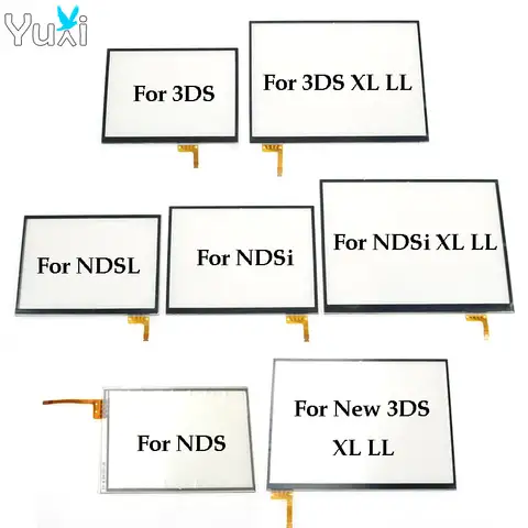 YuXi-Substituição do Painel Touch Screen, Vidro Digitalizador para DS Lite DSL e NDSL, Novo 3DS XL e Console LL