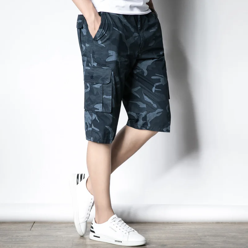 2024 New Camouflage Camo Cargo Shorts uomo pantaloncini Casual pantaloncini da lavoro larghi maschili uomo pantaloni corti militari Plus Size L-6XL