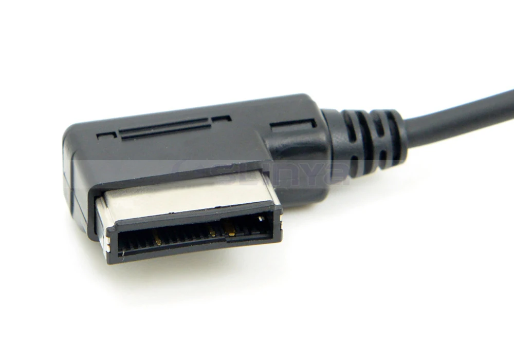 Schwarz Music Interface AMI MMI zu 3,5mm Audio AUX Kabel für VW und Audi A3 A4 A5 A6 A8 q3 Q5 Q7 Auto MP3 Player – Detail 7