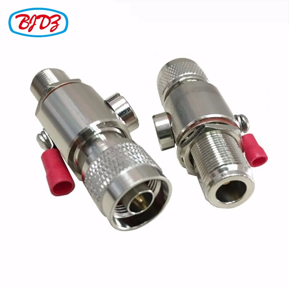 

Free Shipping 5pcs rf coaxial lightning protector 0-6GHZ N male to N female surge arrestor N plug to jack lightning arrester