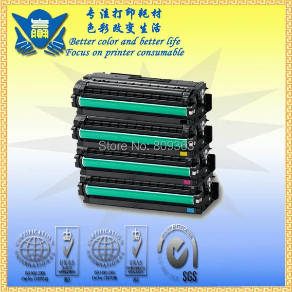 JIANYINGCHEN color Compatible toner cartridges CLT K506L For Samsungs CLP680 CLP680ND CLP680DW CLX6260(4pcs/lot)