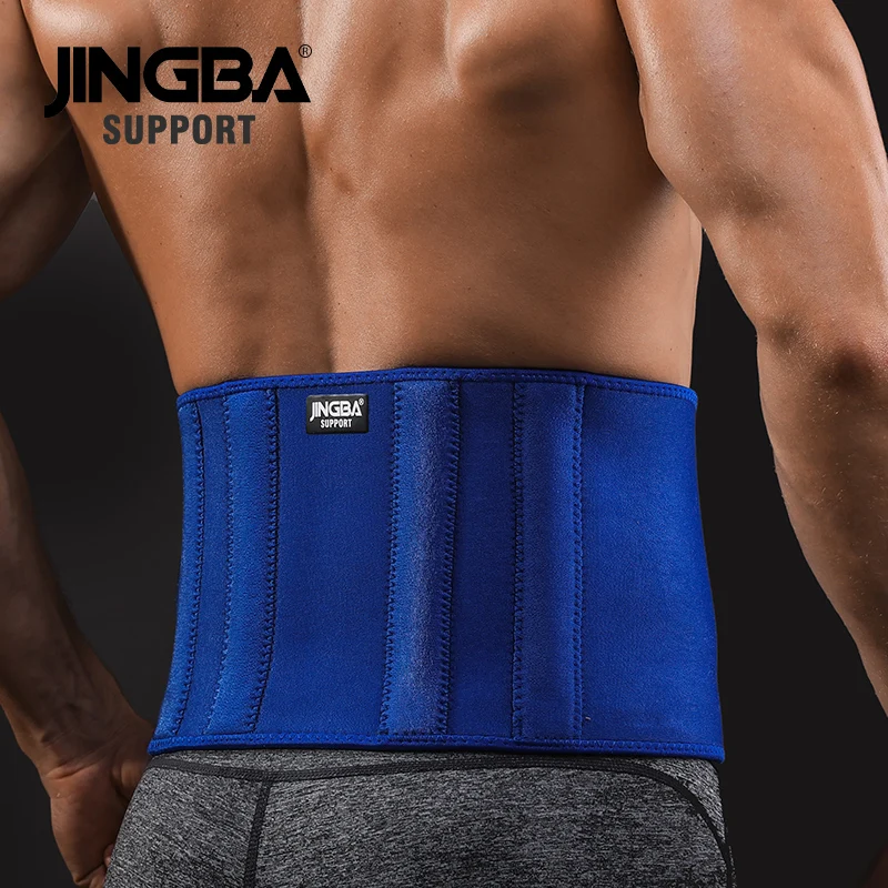 JINGBA SUPPORT Slim fit Abdominal Waist sweat belt Sports Waist trimmer Support Safety Back Support Lumbar Band Protective