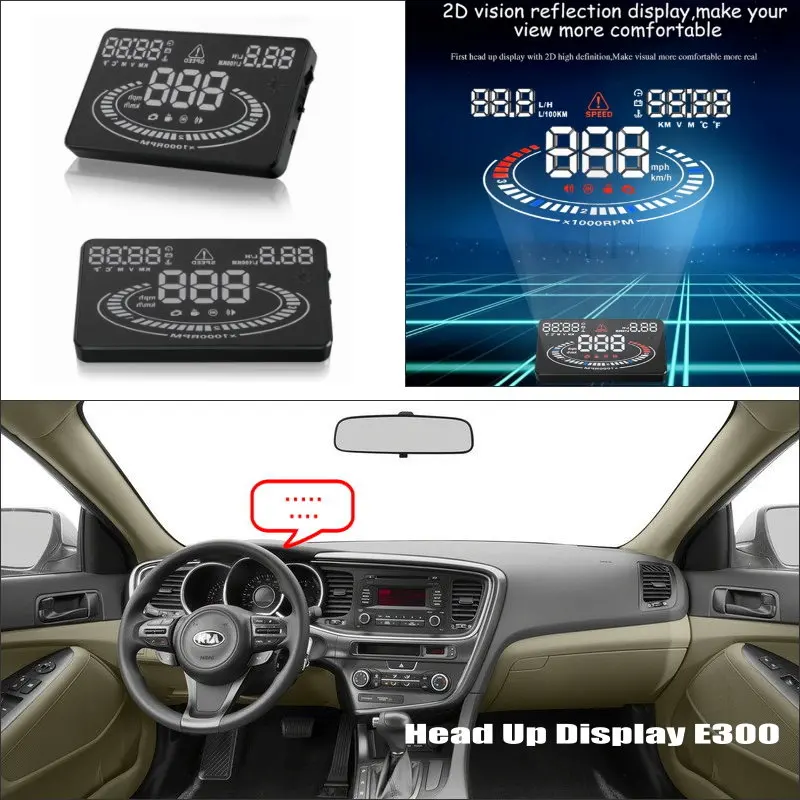 

Car HUD Head Up Display For KIA Cadenza/K7/Cerato/Forte/K3 AUTO OBD Safe Driving Screen Professional Electronic Accessories