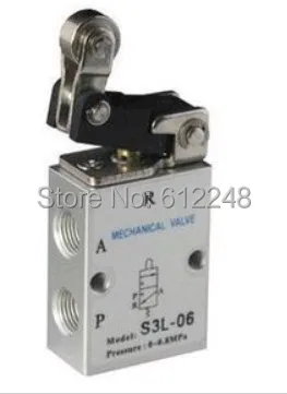 S3L-06 2 Position 3 Way Pneumatic Air Mechanical Valve