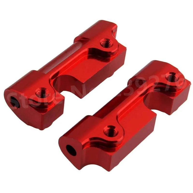 2Pcs RC FS Racing 512006 Aluminum Alloy Front Rear Gear Suspension Fixed Box Mount(Al.) For 1/10 Scale Models RC Car Truck Buggy