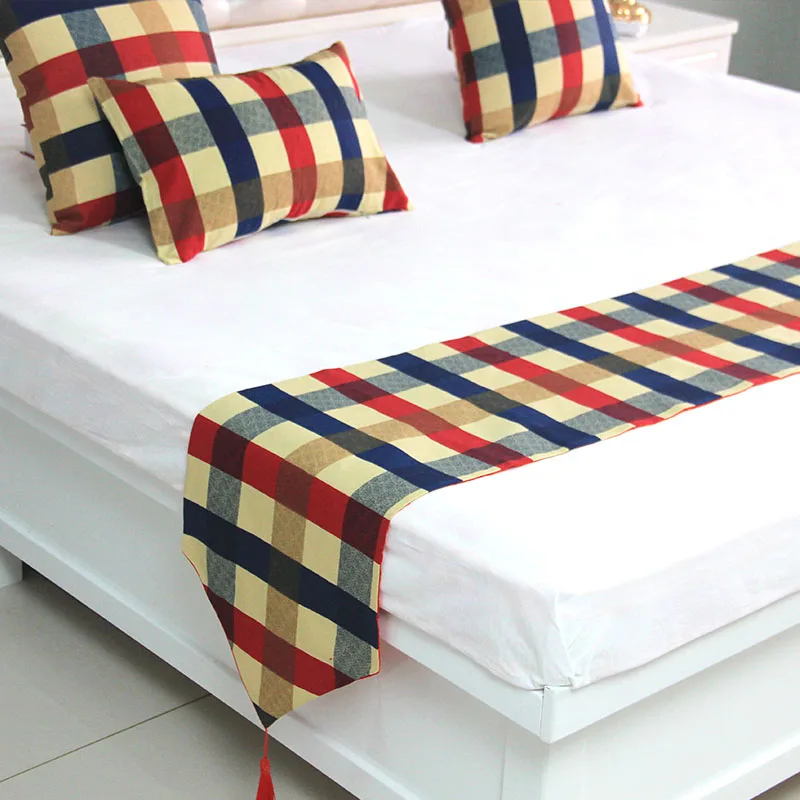 Black and White Stripes Bedspread Modern Simple Style Bed Runner Bedding Scarf Wedding Home Hotel Bedroom Decorative Bed Cover