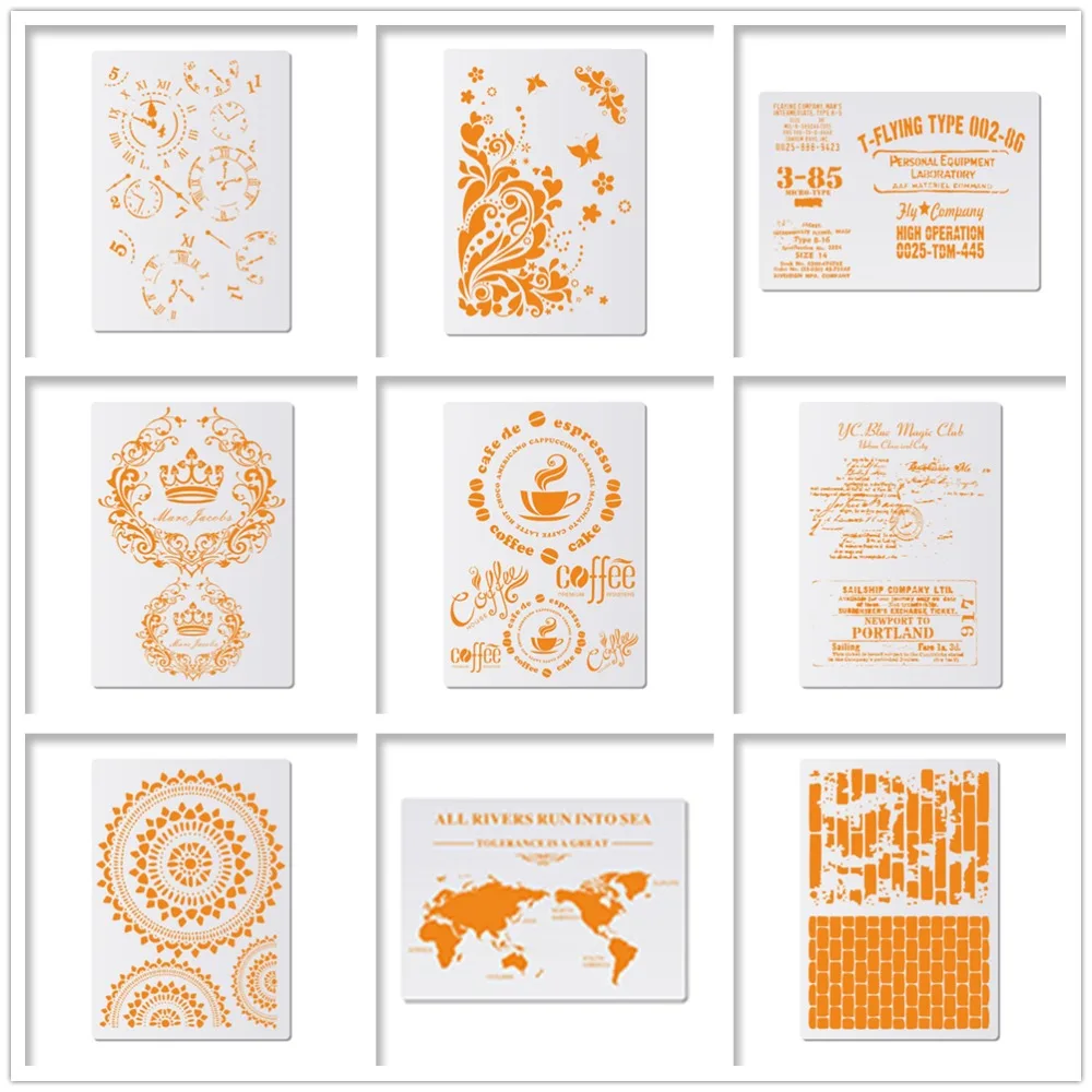 Crown DIY  Scrapbooking Stamp Craft Hollow Layering Stencils For Wall Painting Album Decorative Embossing Paper Card