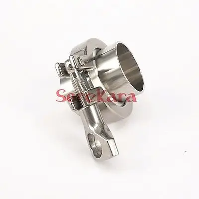 

A Set 32mm Pipe O/D Sanitary 1.5" Tri Clamp Weld Ferrule + Tri Clamp + Silicon Gasket 304 Stainless Steel For Homebrew