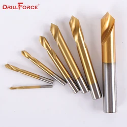 90 Degree HSS Chamfer Countersink Chamfer Drill Bits Center Spotting Titanium Cobalt Drill Bit 3/4/5/6/8/10/12/14/16/18/20/25mm