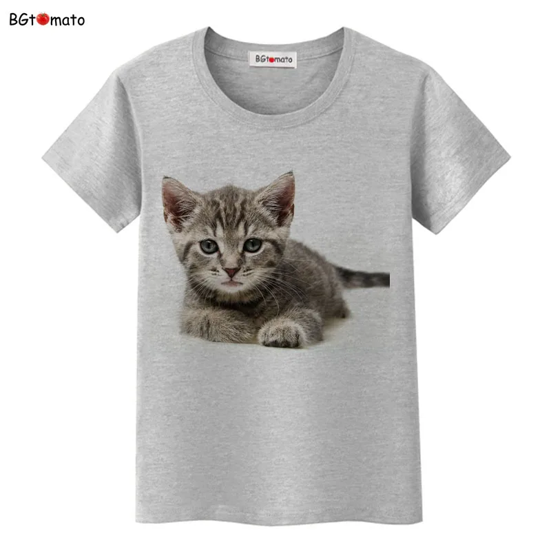 

Lovely cat cute 3D t shirt Original Brand Women's Clothing Super Fashion Tops & Tees Hot sale summer T-Shirts