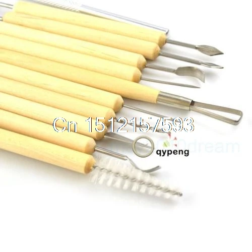 11Pcs Wax Carving Carvers Polymer Clay Sculpting Sculpture Craft Tools