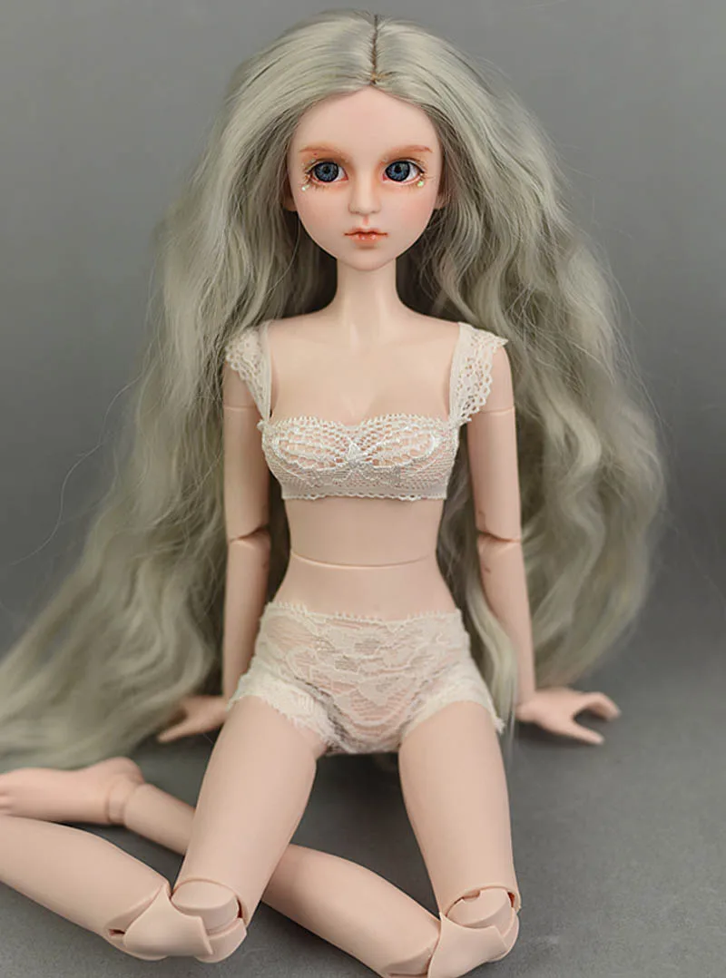 1set Soft Lace Underwear for 1/4 doll Bikini Clothes Bra & Briefs For 40-50cm Doll Knickers For 1:4 BJD Dolls Top & Underpant