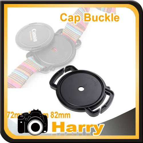 2pcs Lens Cap 72mm 77mm 82mm Universal Anti-losing Buckle Holder Keeper