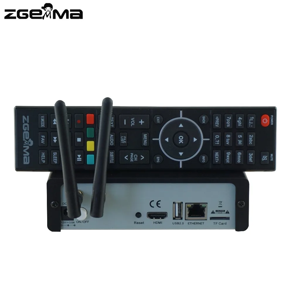 ZGEMMA-IPTV Caixa com WiFi embutido, i55 Plus, 4K, UHD, Enigma2, Linux, SO, H.265, HEVC Multistream, Novo