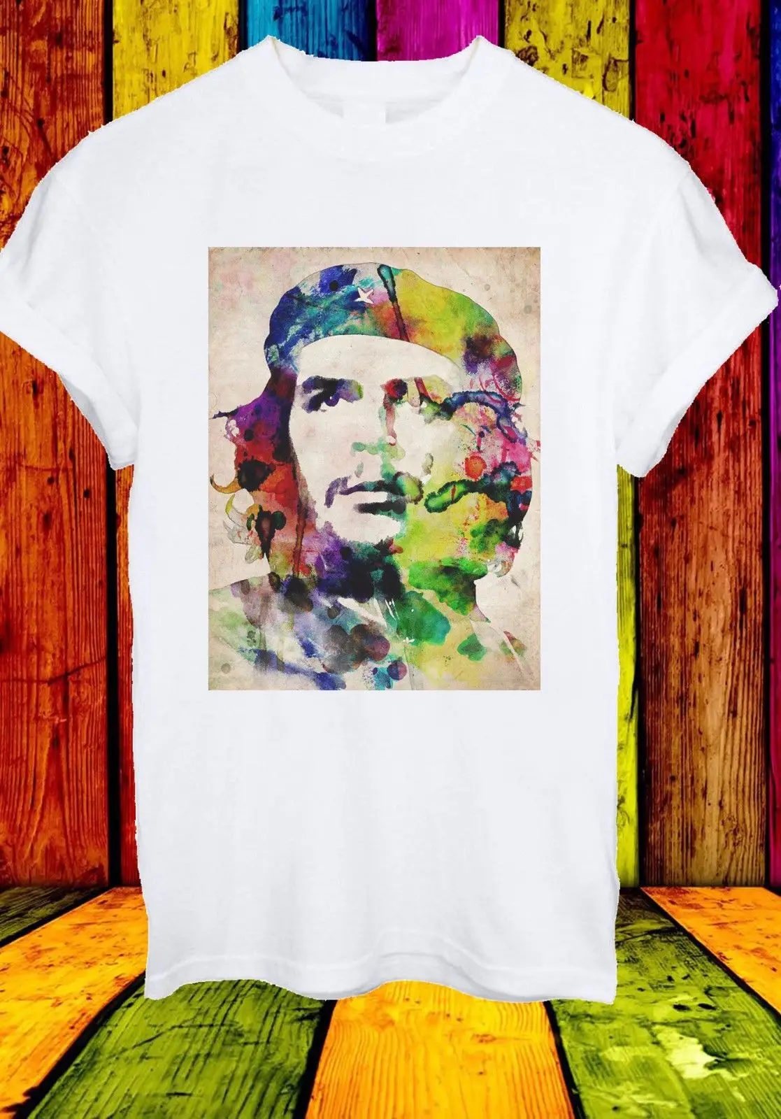 Tshirt Homme 2019 New Print T Shirt Men Short Sleeve Hot Ernesto Che Guevara Rebel Cuban Revolution Leader Funny T Shirt for Men