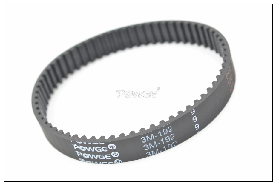 POWGE 5pcs 192 195 198 HTD 3M Timing Belt Width 9mm Perimeter 192 195 198mm Teeth 64 65 66 3M Rubber Closed-Loop Belt 192-3M