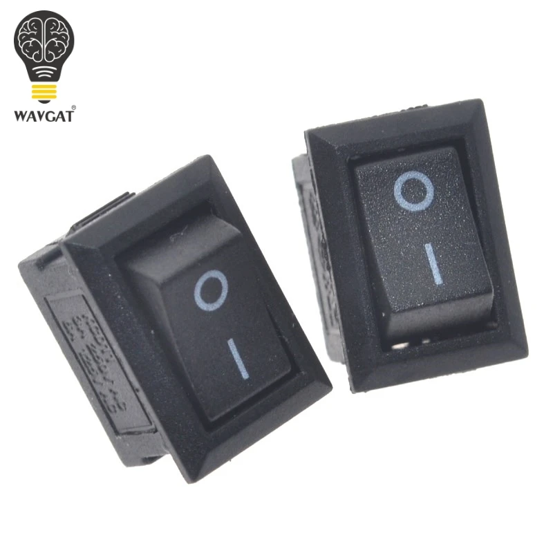 10pcs/lot 10*15mm SPST 2PIN ON/OFF G130 Boat Rocker Switch 3A/250V Car Dash Dashboard Truck RV ATV Home