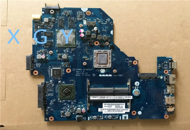 

Laptop Motherboard For Acer for Aspire E5-551G DDR3 Z5WAK LA-B221P NBMLE11002 NB.MLE11.003 100% Test OK