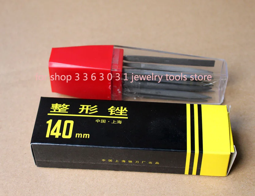 140mm-200mm Precision Needle Files Set 10pcs in Box for Jewelry Polish Glardon Needle File Set Jewelry Carving