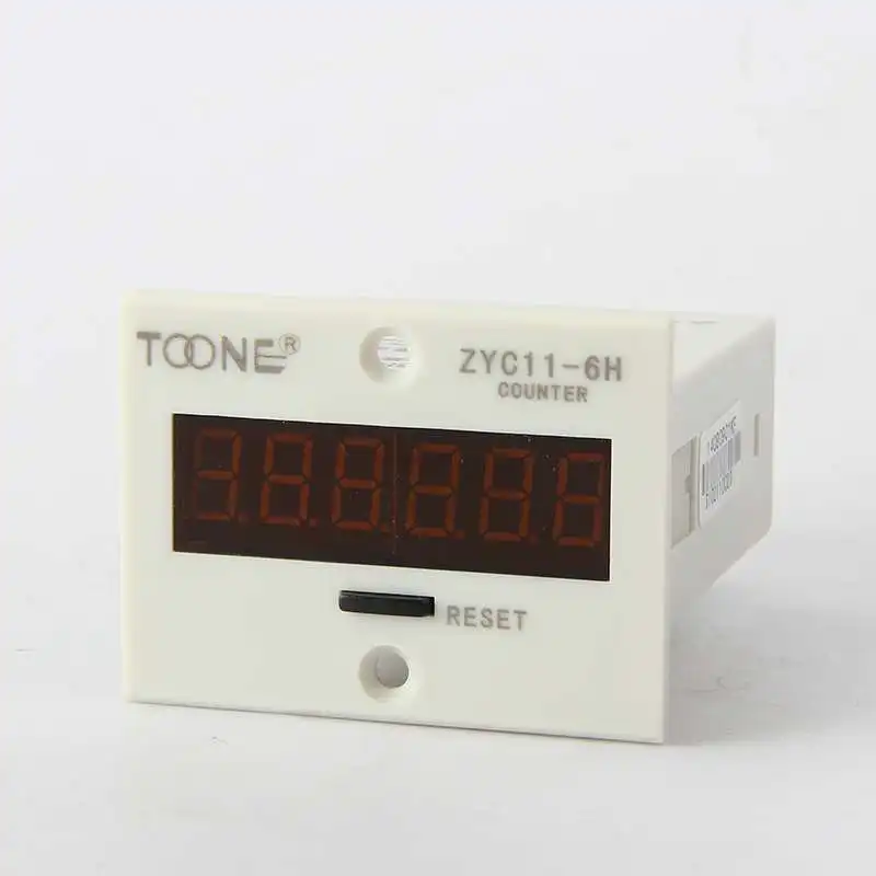 

Digital Mechanical Counter Meter DHC11J(ZYC11-6H) Electronic Accumulator Punch Counter,Power off Memory