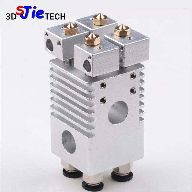 3D printer parts UM2 Original Kraken 4 multi-color 4 color water cooled hot end extruder kit 1.75/3 mm