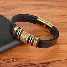 Leather Bracelet with Scorpion Design #2