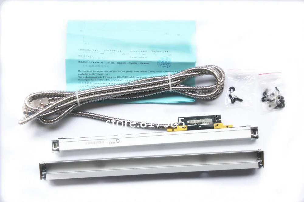 2 Axis digital readout dro with high precision Sino linear scale / slim linear encoder / linear ruler for milling lathe machine