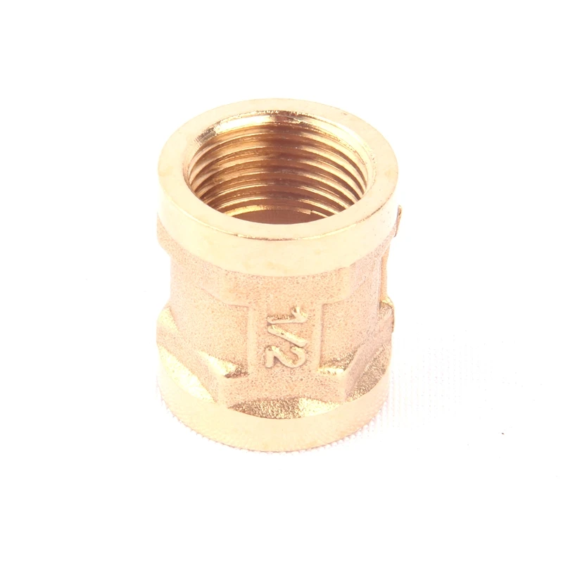 

10pcs 1/2 Inch Female Thread Brass Straight Connector Garden Hose Brass Coupling