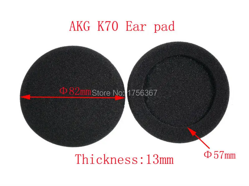 Replace Ear Pads Compatible with AKG AKG K70 K71 K710 K71TV K516TV K101 Headset, New Replacement Earpad Sponges