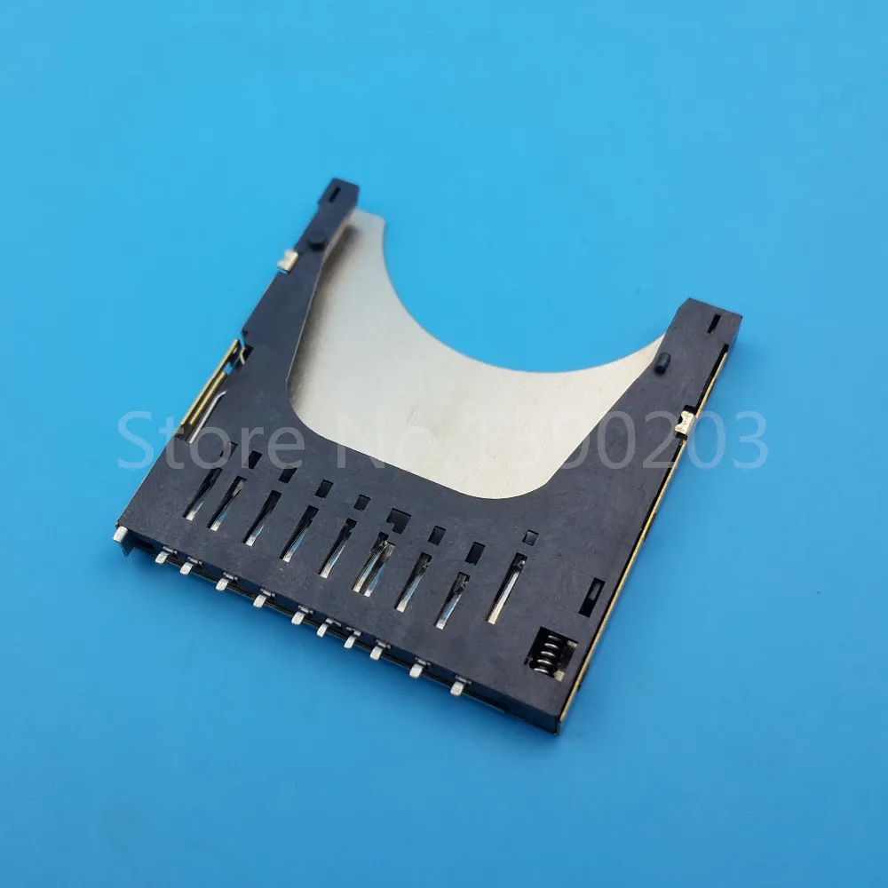 100Pcs PUSH-PUSH Type SD Menory Card Solder Socket Connector PCB Mount