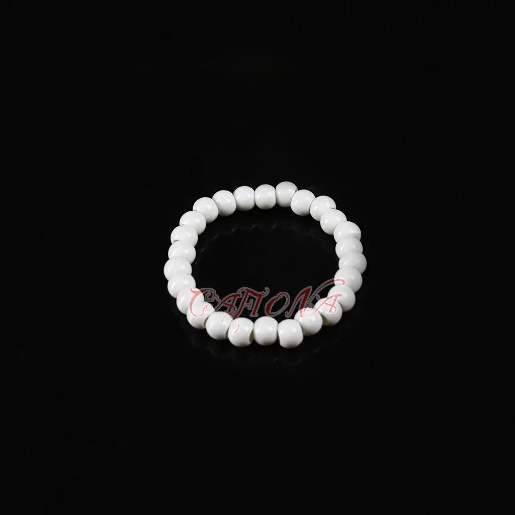 Cafiona Hot Sale Final Fantasy X Yuna Cosplay Costume Accessories Bracelet White Tridacna 18 CM