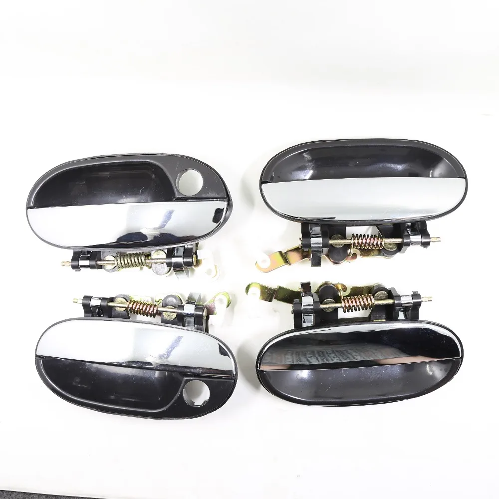 DHKA CHROME EXTERIOR OUTERSIDE DOOR HANDLE  FOR HYUNDAI ACCENT 95-00 1995 1996 1997 1998 1999 2000