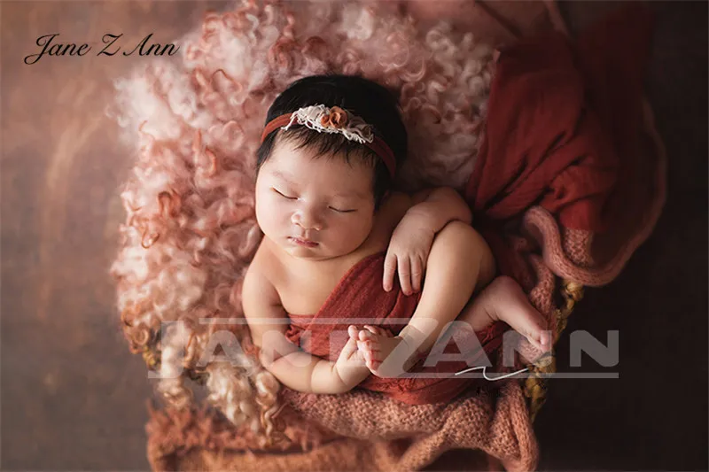 Jane Z Ann  15 Color Headwear  Baby photo Head Flower Newborn Photography Props studio shooting accessories